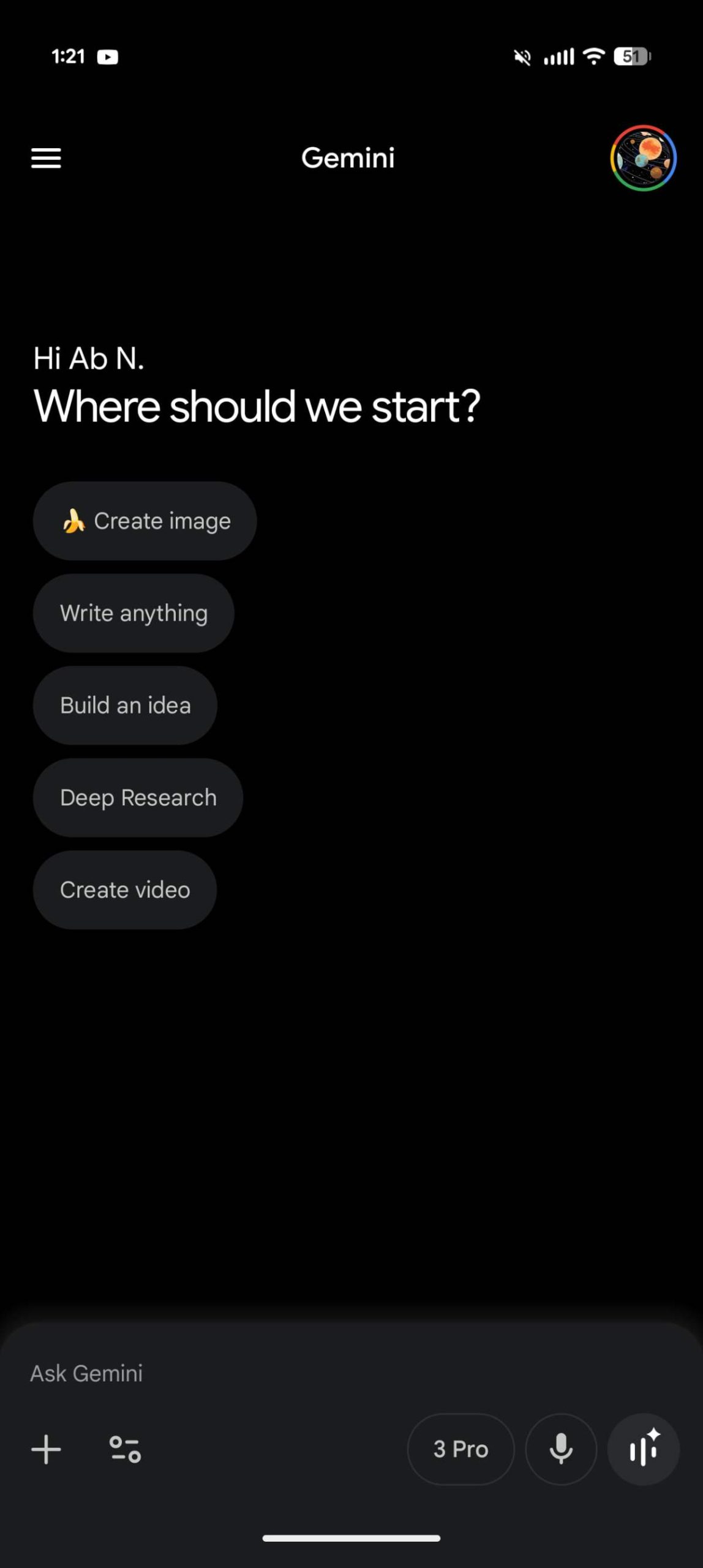 مدل قدرتمند جمینای 3 پرو در اندروید و آیفون فعال شد