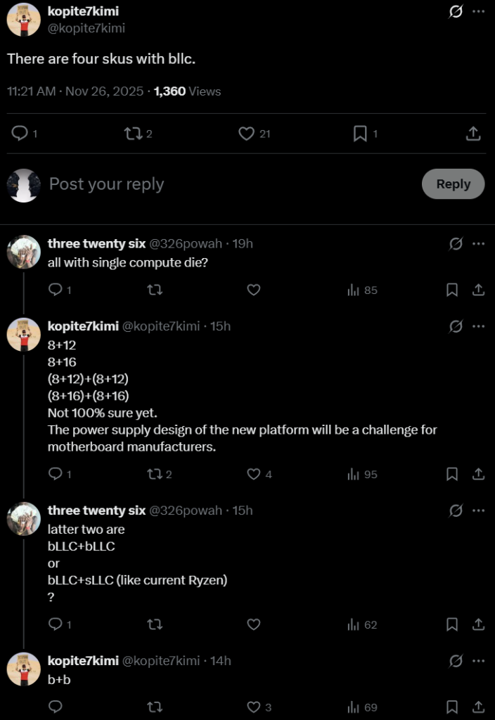 جزئیات پردازنده‌ های Nova Lake-S اینتل