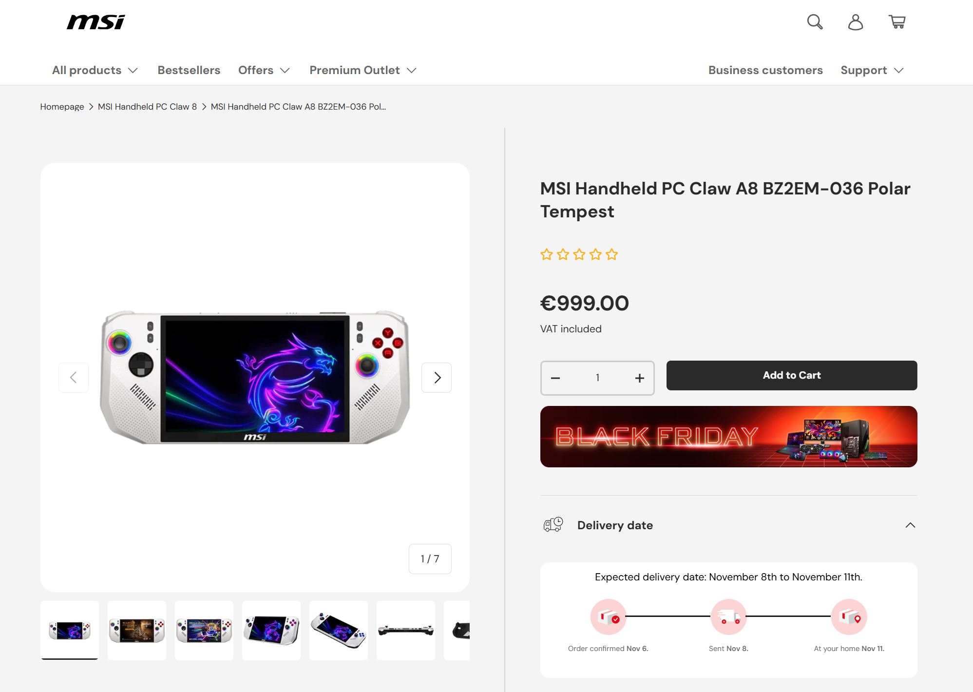 کنسول بازی MSI Claw A8 Ryzen Z2 در همه جا به جز آمریکا در دسترس است