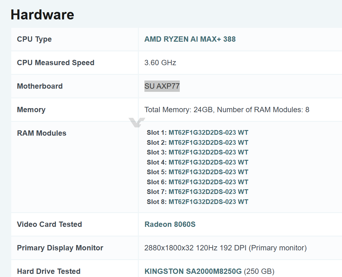 پردازنده AMD Ryzen AI MAX+ 388 Strix Halo