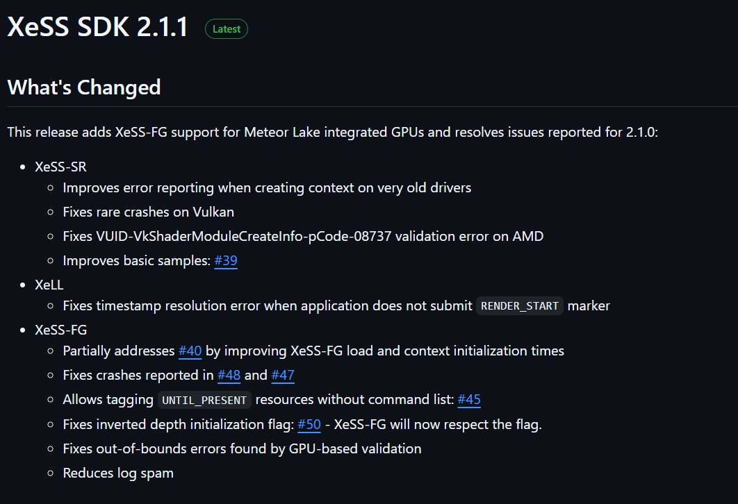 فناوری XeSS Frame Generation گرافیک مجتمع Meteor Lake