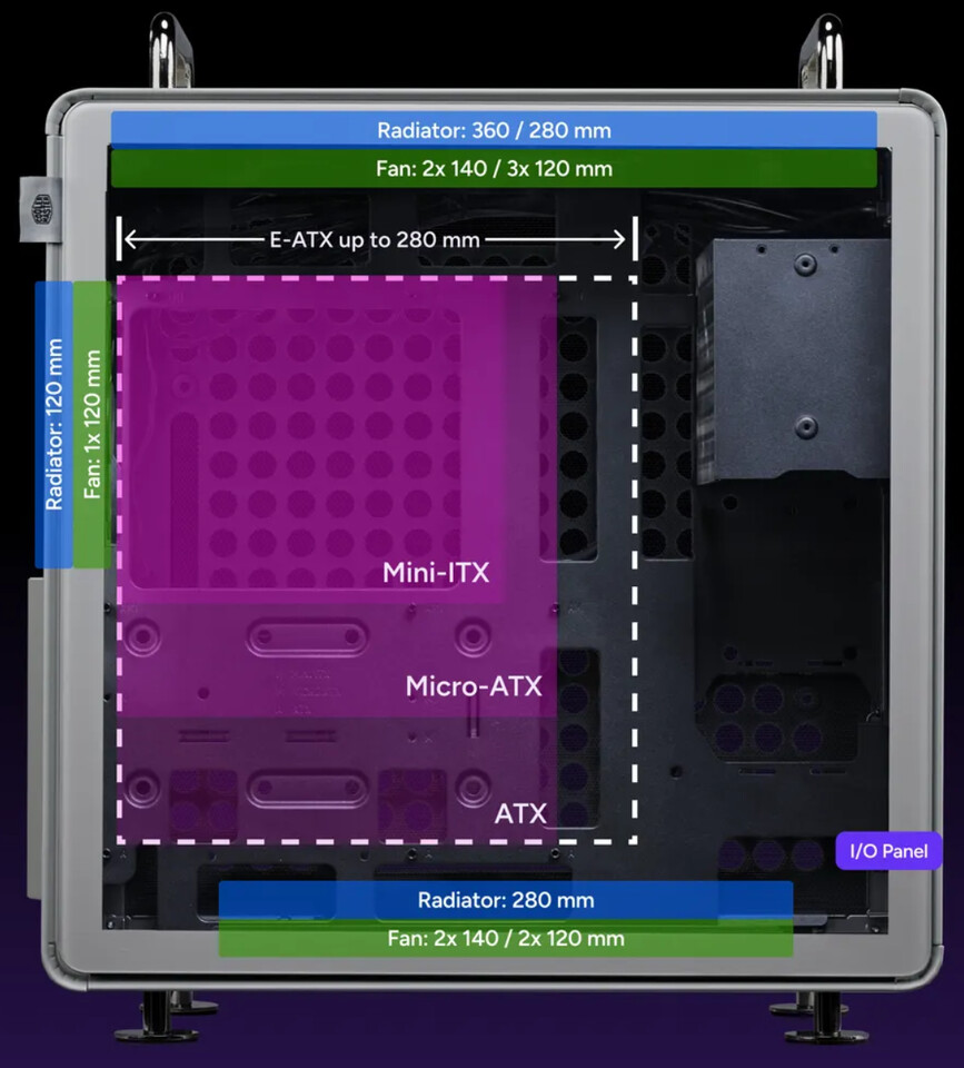 کیس QUBE 540 کولر مستر