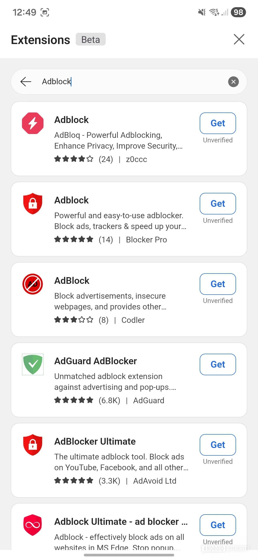افزایش پشتیبانی از افزونه‌ در مرورگر اج