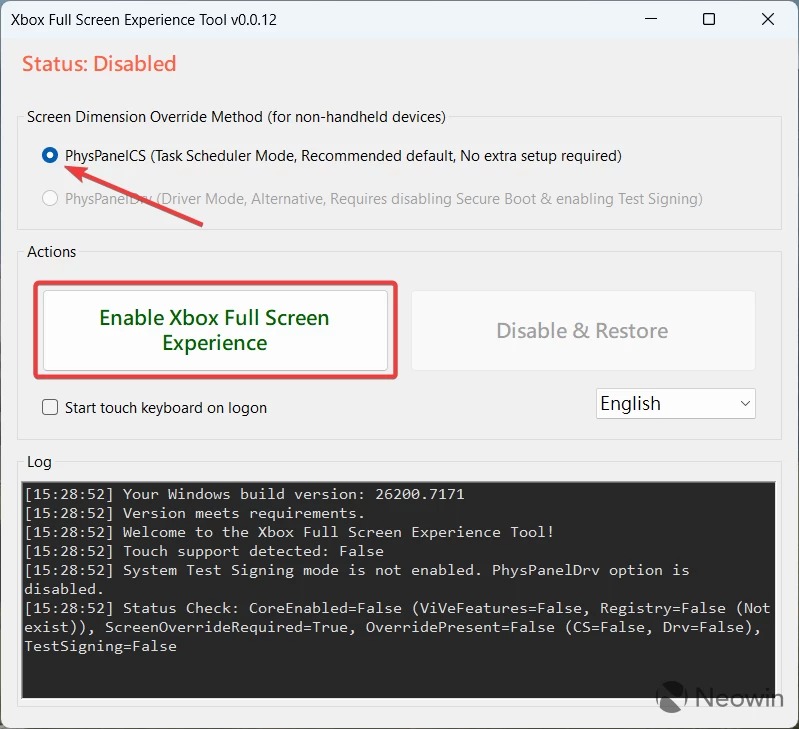 تجربه تمام‌ صفحه Xbox
