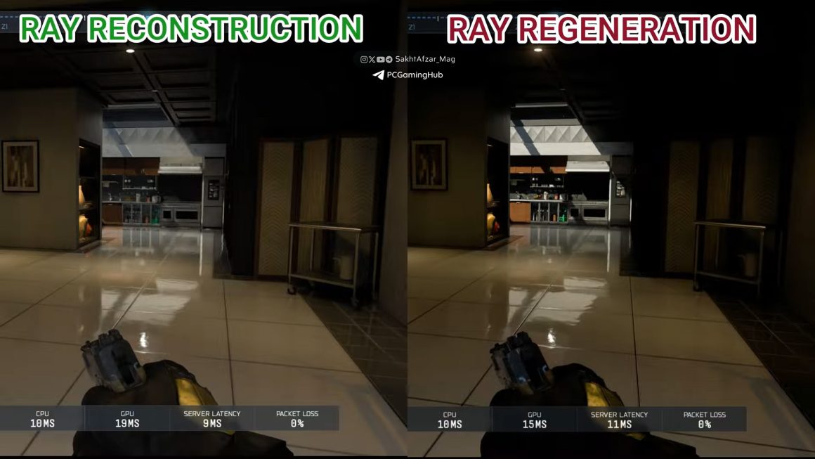 مقایسه فناوری Ray Regeneration و Ray Reconstruction