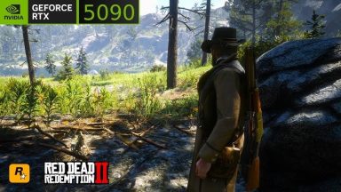 بازی Red Dead Redemption 2 با کارت گرافیک RTX 5090
