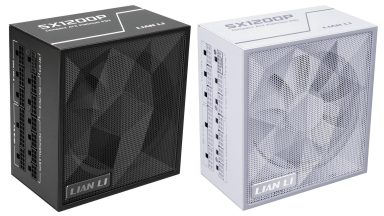 منبع تغذیه SX لیان لی با گواهی Platinum و پشتیبانی کامل از ATX 3.1 معرفی شد