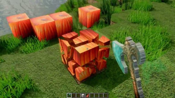 بازی Minecraft کارت RTX 5090