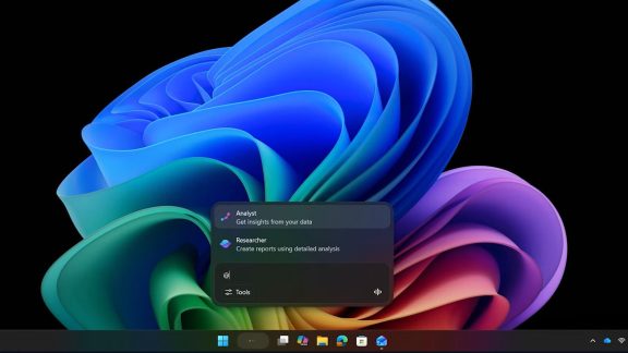مایکروسافت عامل هوش مصنوعی را به تسکبار ویندوز 11 اضافه کرد