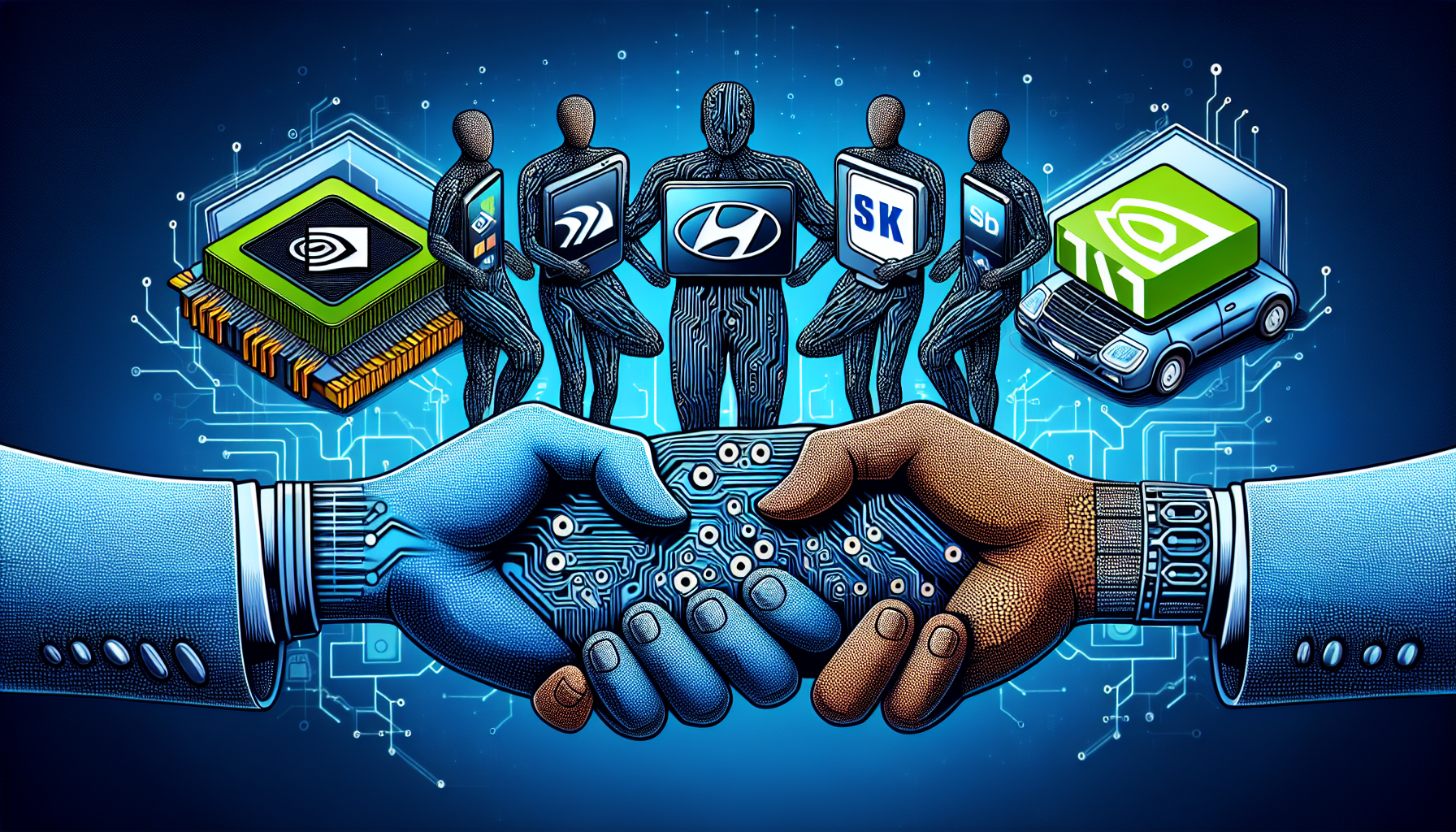 همکاری انویدیا با غولهای فناوری کره برای ساخت آینده هوش مصنوعی!