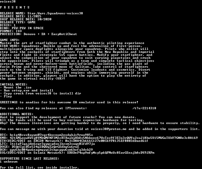 کرک بازی Star Wars Squadrons