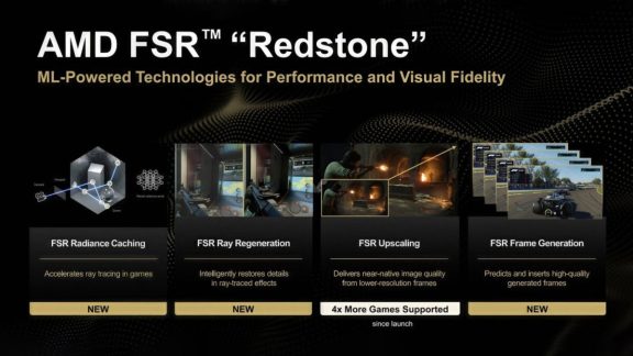 فناوری AMD FSR Redstone عرضه شد؛ تحول FSR با هوش مصنوعی