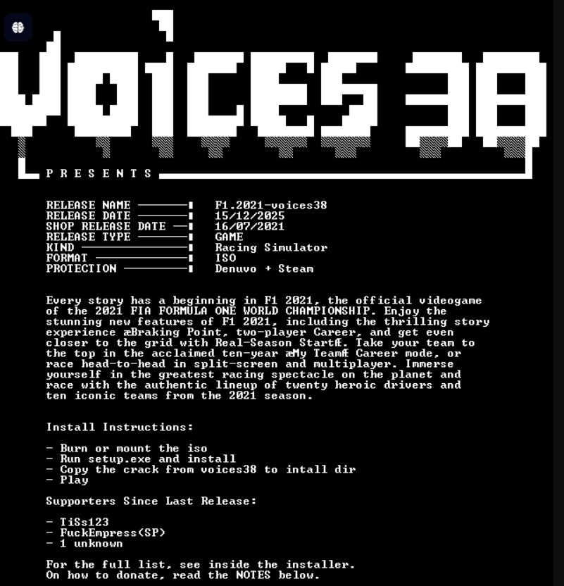 کرک بازی F1 2021