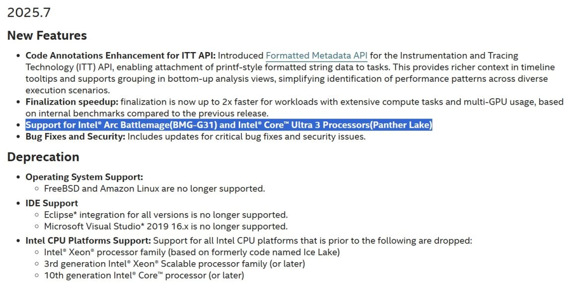 تایید رسمی کارت گرافیک Arc Battlemage BMG-G31 اینتل