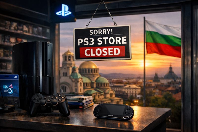 تعطیلی فروشگاه‌های دیجیتالی PS3 و Vita بلغارستان