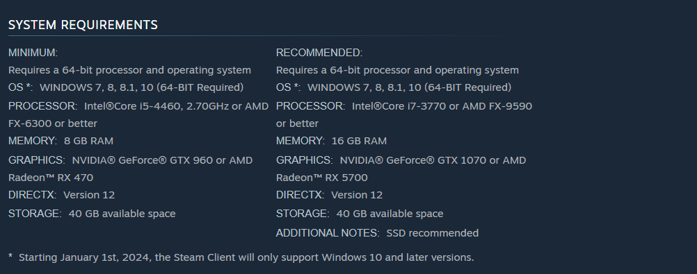 سیستم مورد نیاز بازی Zero Oubreak