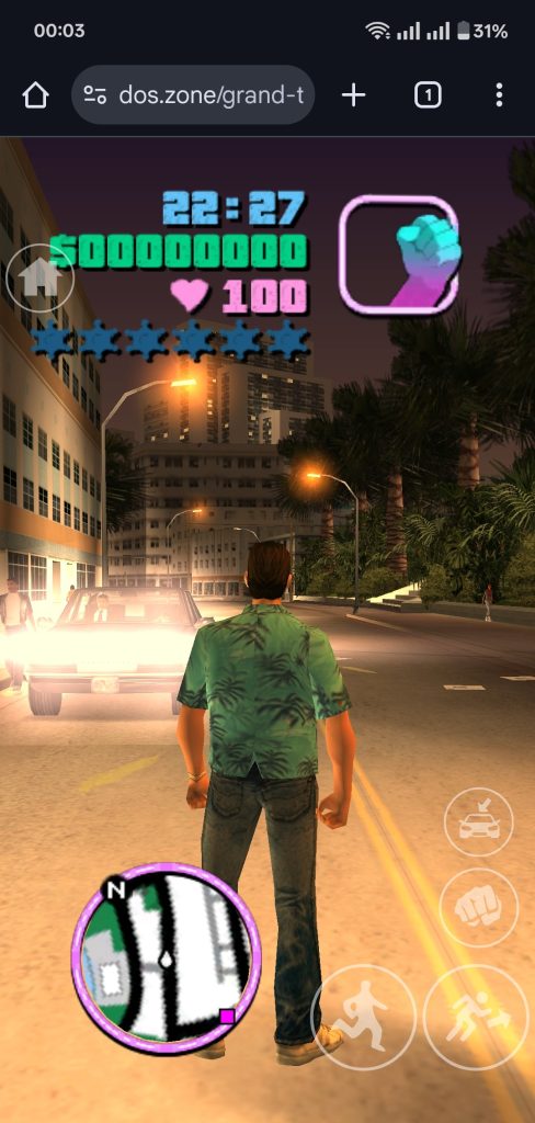 بازی GTA Vice City در مرورگر وب