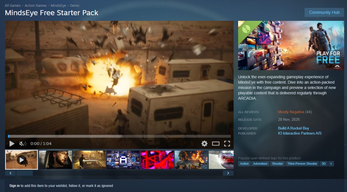 دموی رایگان بازی MindsEye