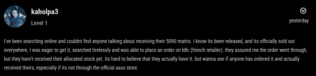 فروش کارت گرافیک RTX 5090 Matrix Edition به دلیل مشکلات کیفی متوقف شد