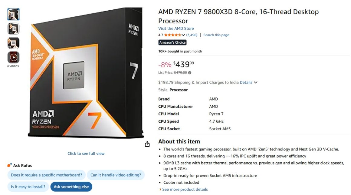 کاهش قیمت RX 9070 RTX 5050 و پردازنده‌ های رایزن