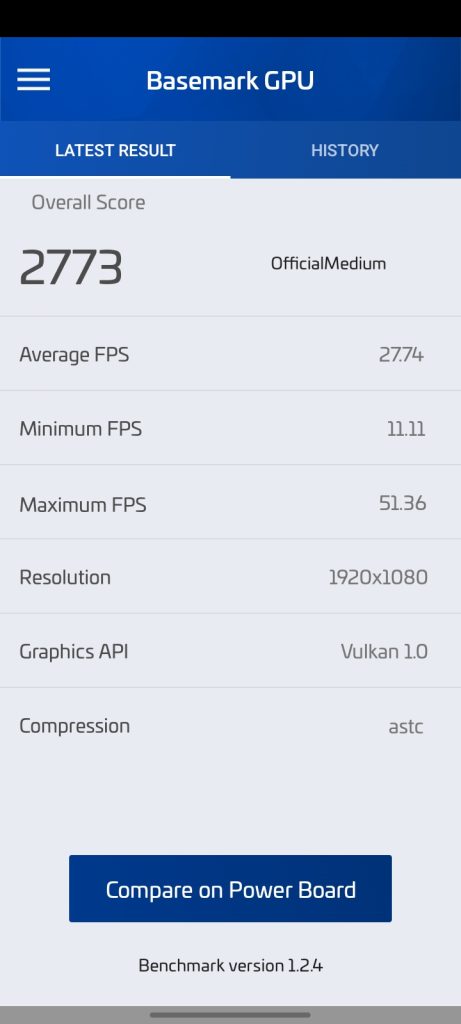 نتایج تست های بنچمارک گوشی گلکسی ای ۰۷ سامسونگ