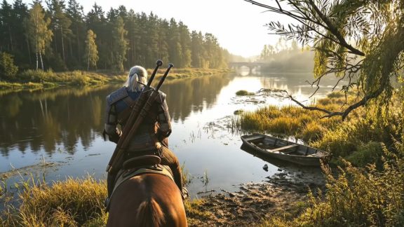 بازسازی بازی The Witcher 3 با هوش مصنوعی