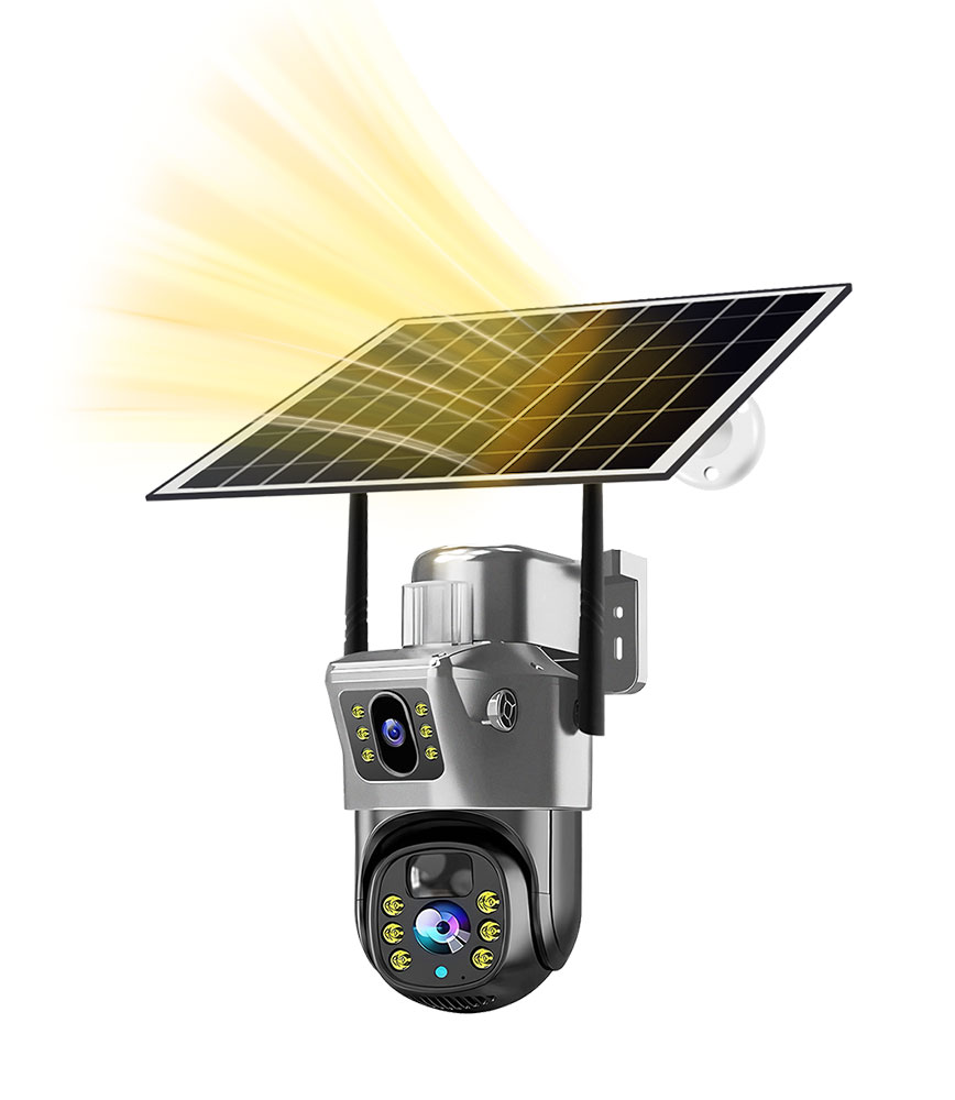 ترکیب دوربین خورشیدی + دوربین سیم کارت‌ خور