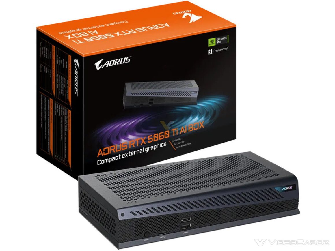عرضه گیگابایت AORUS RTX 5060 Ti AI BOX