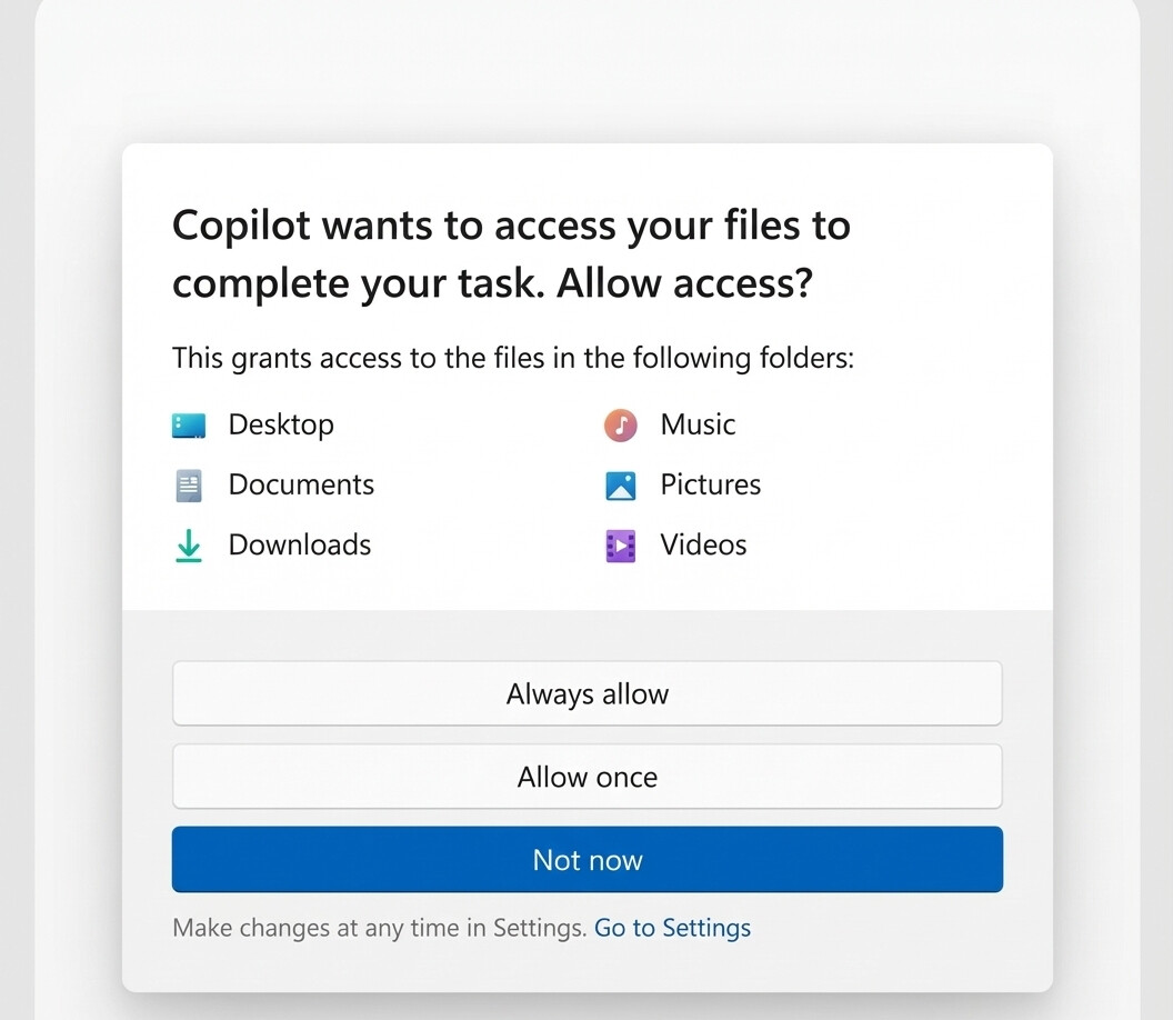 دسترسی عامل‌ های هوش مصنوعی در ویندوز 11