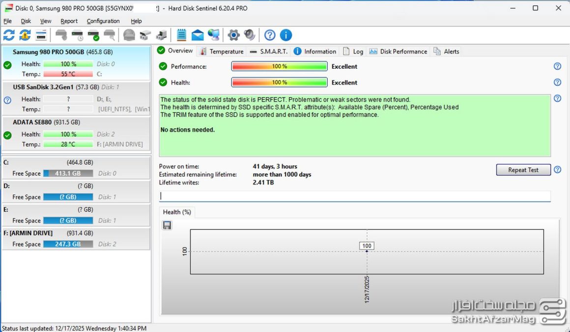 حافظه تقلبی سامسونگ 980Pro
