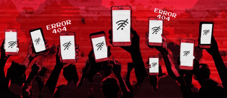 قطع اینترنت