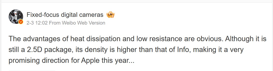 بسته‌ بندی 2.5D اپل