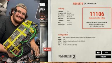 رکورد جهانی RTX 5070 Ti با برد سوراخ‌شده ثبت شد