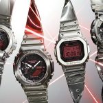ساعت‌های فلزی جدید جی شاک کاسیو با نمایشگر قرمز رونمایی شدند