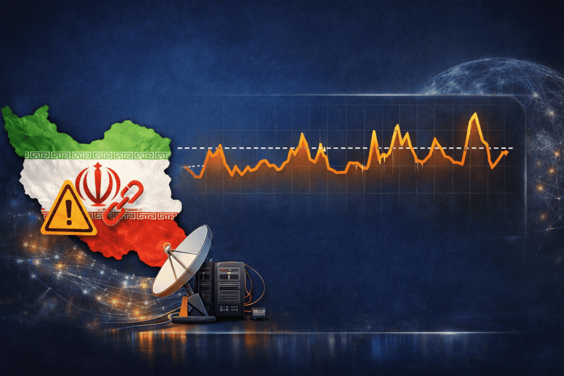 افزایش محدود ترافیک اینترنت ایران؛ اتصال همچنان ناپایدار و پایینتر از حالت عادی