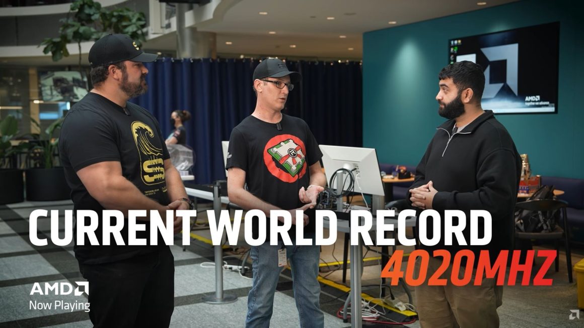 رکورد اورکلاک RX 9060 XT