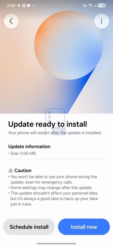 One UI 9 سامسونگ