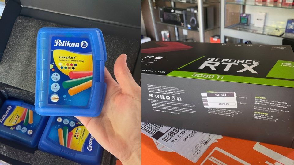 جعبه گرافیک 1300 یورویی پر از خمیر؛ نه کارت، نه بازپرداخت پس از گذشت چند سال