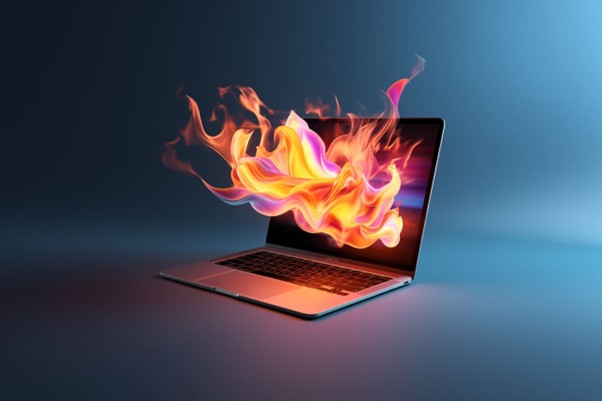 داغ شدن مک بوک