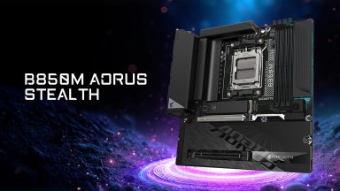 گیگابایت از مادربرد B850M AORUS STEALTH با کانکتورهای پشتی رونمایی کرد