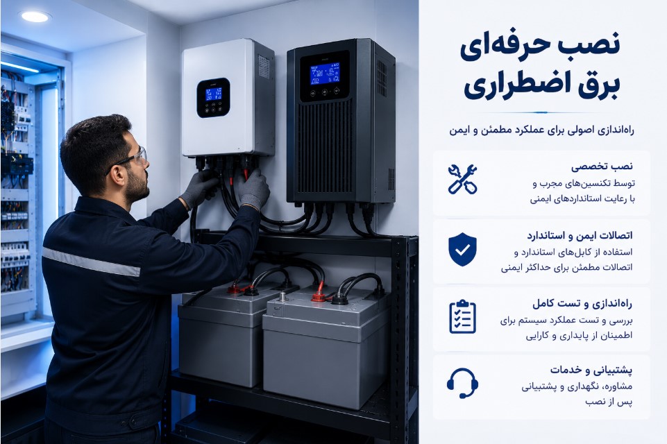 نصب سیستم برق اضطراری