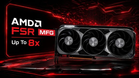 شرکت AMD در حال آماده‌سازی فناوری مولتی فریم جنریشن 8X است