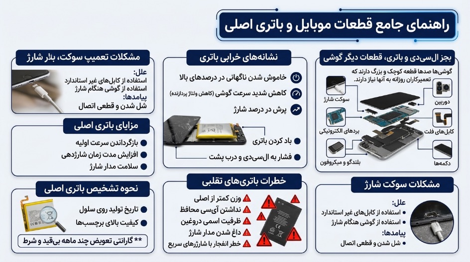 خرید باتری موبایل