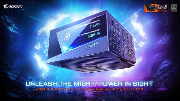 گیگابایت به صورت رسمی از منبع تغذیه AORUS P1600W رونمایی کرد