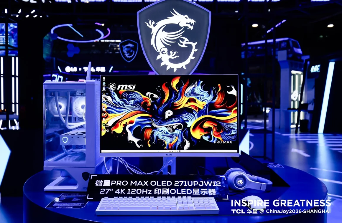 مشخصات فنی مانیتور MSI PRO MAX OLED 271UPJW12