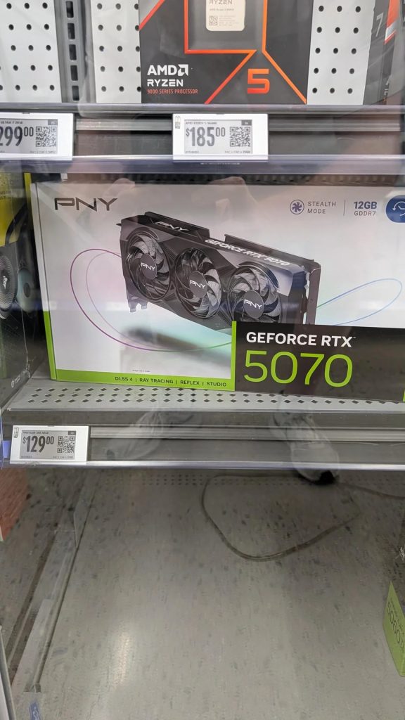 خرید RTX 5070 با قیمت 129 دلار