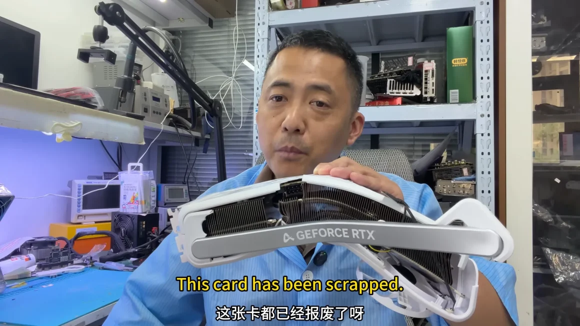 تعمیر گرافیک RTX 5060 Ti پس از تصادف