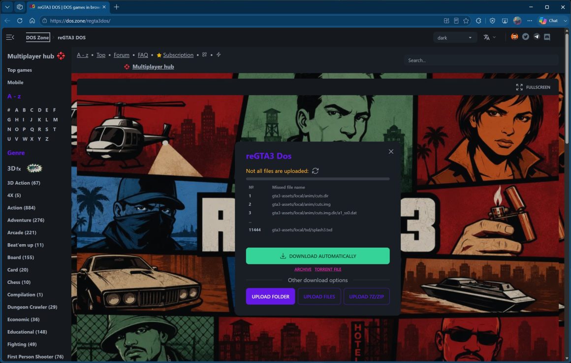 GTA Vice City مرورگر