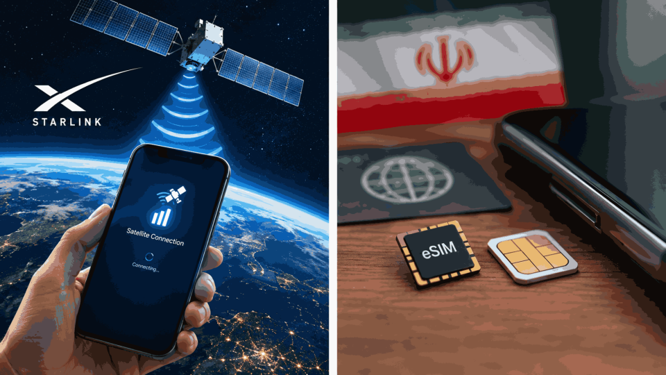 سیم‌کارت eSIM استارلینک