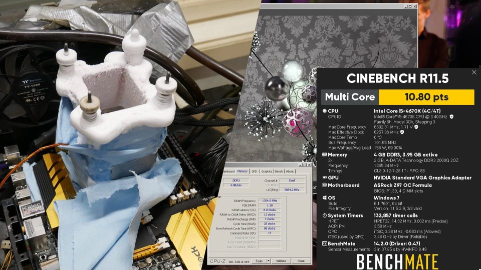 اورکلاک پردازنده Core i5 4670K اینتل تا فرکانس 6.3 گیگاهرتز؛ ثبت رکورد جهانی جدید پس از 12 سال